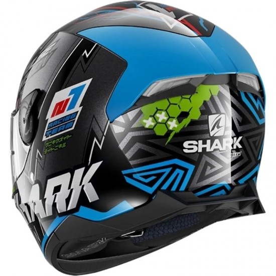 CAPACETE SHARK D-SKWAL 2 NOXXYS KBG PRETO/AZUL